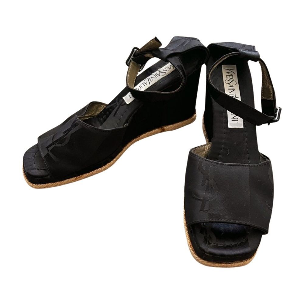 Pre-owned Yves Saint Laurent wedge sandal